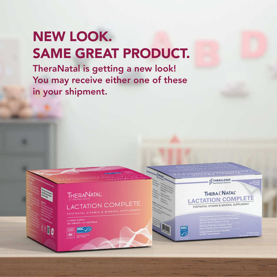 TheraNatal Lactation Complete is designed with the breastfeeding mother in mind.