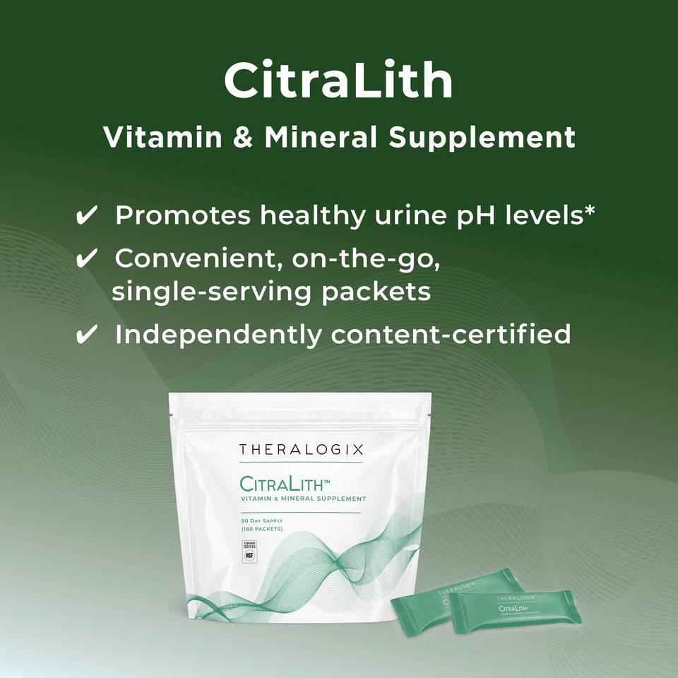 CitraLith is a urologist-recommended kidney health supplement formulated to reduce urinary oxalate levels. *