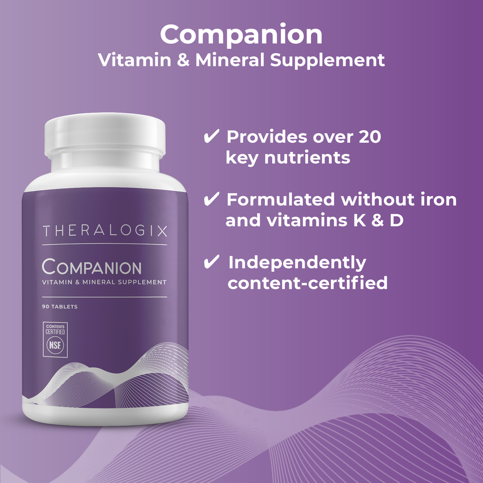 Companion multivitamin and mineral supplements are best for men or postmenopausal women who already receive a high dose of Vitamin D