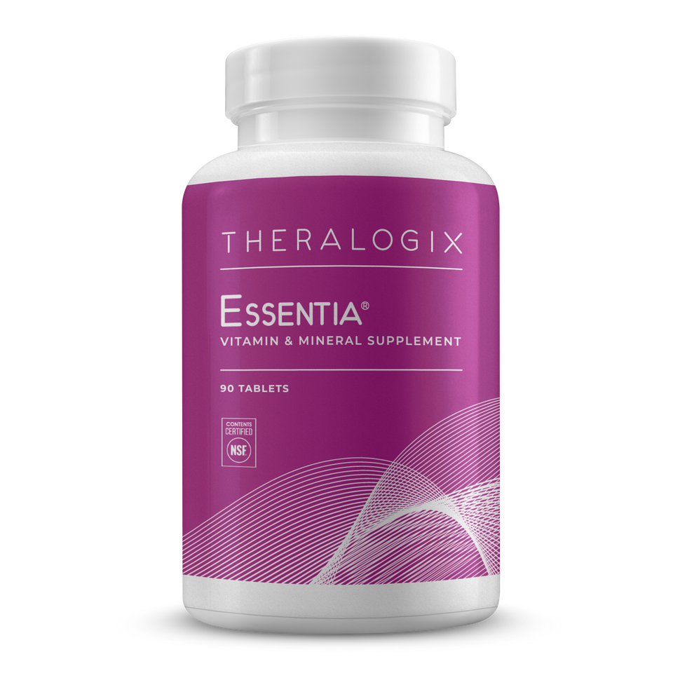 Theralogix Essentia is a multivitamin formulated specifically for women to support a healthy, active lifestyle, immune health, metabolism, bone health, and more.* 