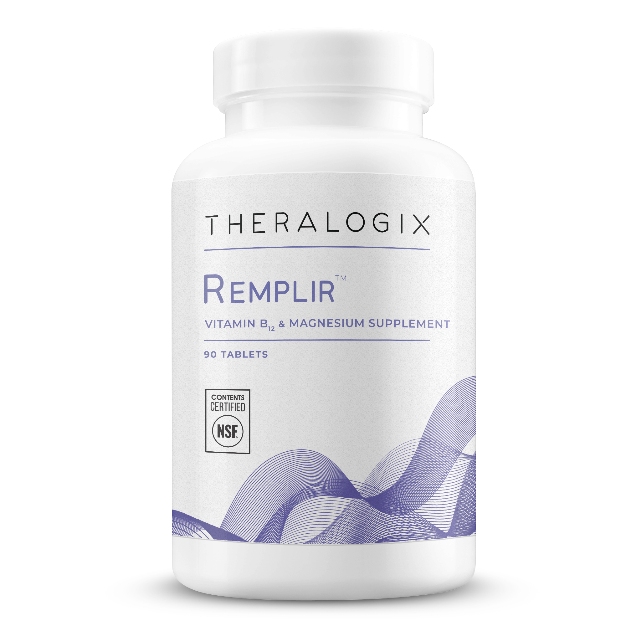 Remplir™ is an independently tested and certified vitamin B12 and magnesium supplement providing nutritional support for individuals on acid-reducing aids or some blood sugar regulation aids.