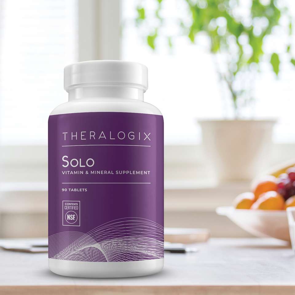 Solo is an iron-free, comprehensive vitamin and mineral supplement designed to help support a healthy, active lifestyle.*