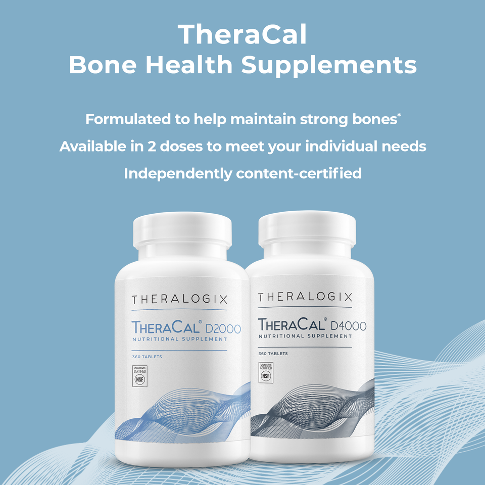 TheraCal supplements are gluten-free and Independently tested and certified by NSF.