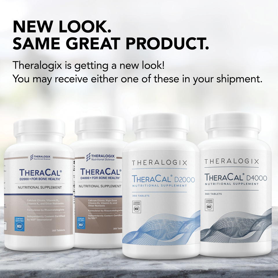 TheraCal D2000 and D4000 has a new look along with Theralogix. You may receive either one of these in you shipment.