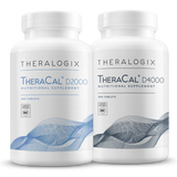 Physician recommended TheraCal is a bone health supplement that contains 1,000 mg of vitamin D3, calcium citrate, and other key nutrients.