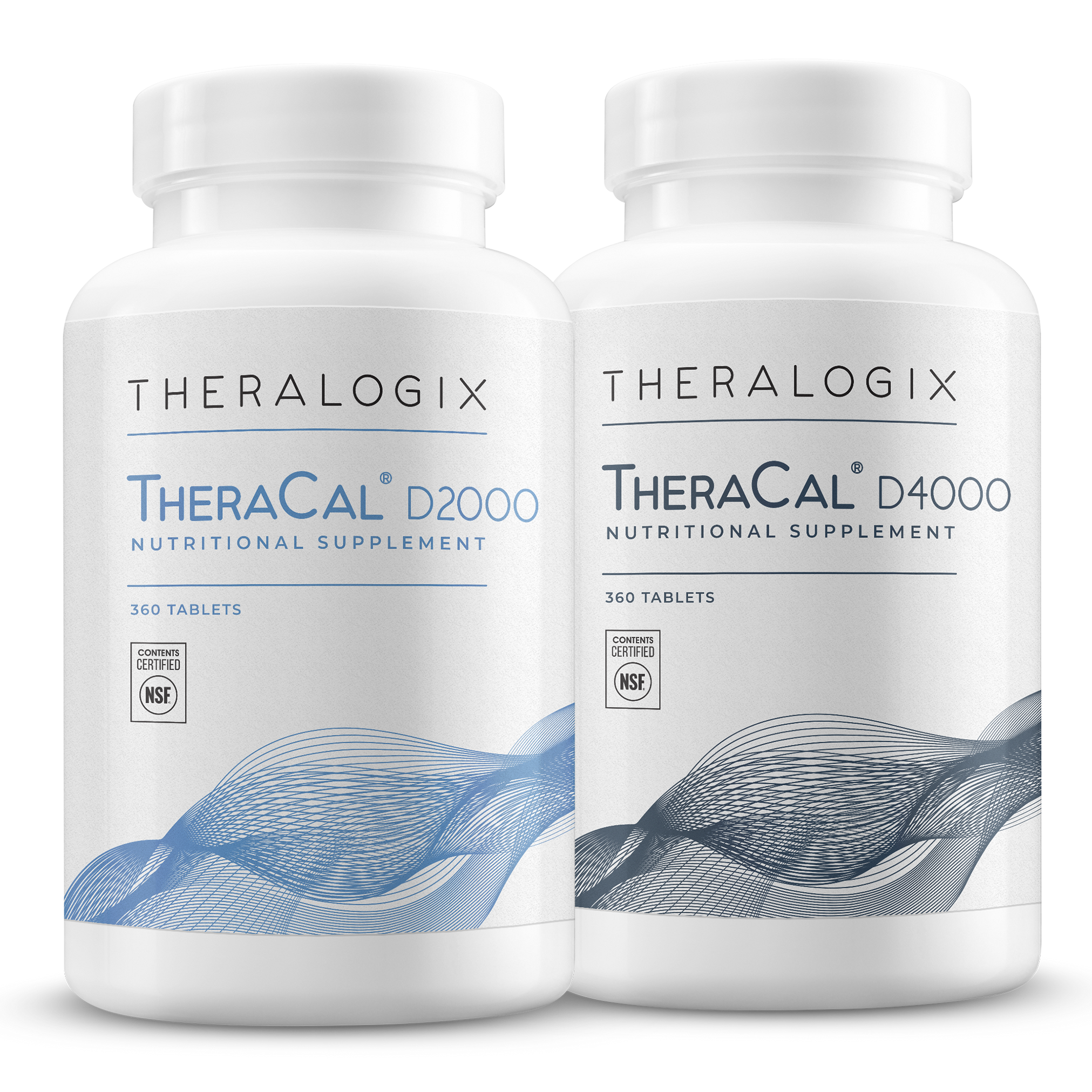 Physician recommended TheraCal is a bone health supplement that contains 1,000 mg of vitamin D3, calcium citrate, and other key nutrients.