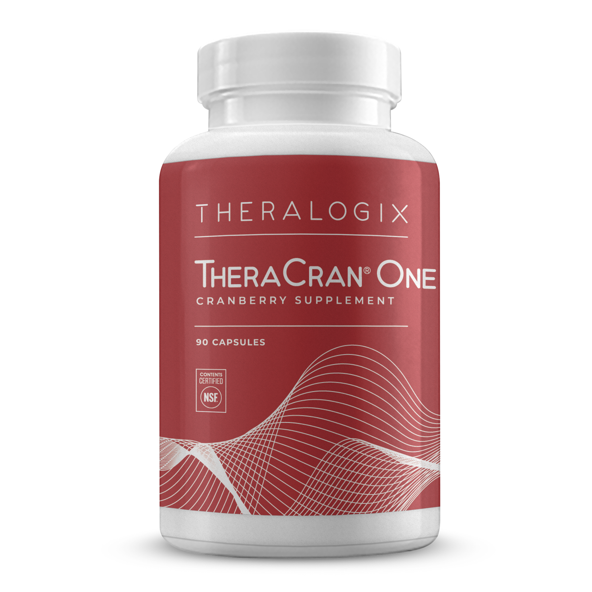 TheraCran One cranberry capsules contain at least 36 mg of soluble proanthocyanidins (PACs) per one daily capsule - the key to prevent bacteria from sticking to your bladder to prevent UTIs.