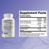 Theravir™ is an immune support supplement that contains vitamin C, vitamin D, zinc, copper, quercetin, and melatonin.